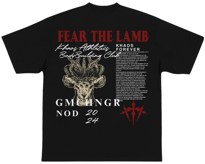 FEAR THE LAMB™ Essential Oversized T-shirt