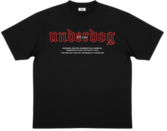 UNDERDOG RED™ Essential Oversized T-shirt Premium