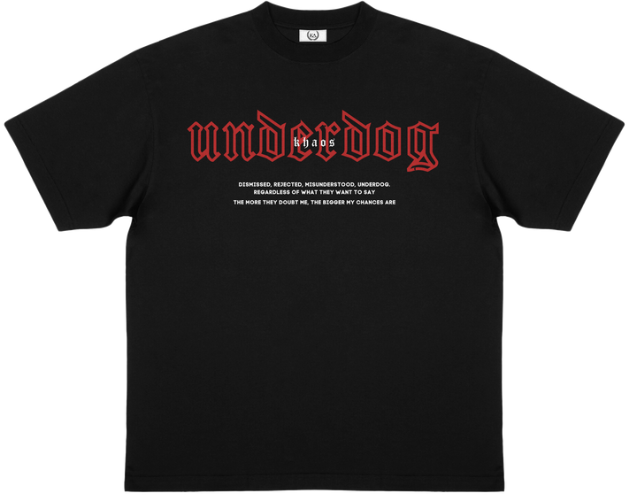 UNDERDOG RED™ Essential Oversized T-shirt Premium