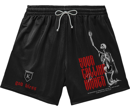 YOUR CALLING IS HIGHER - PREMIUM MESH SHORTS
