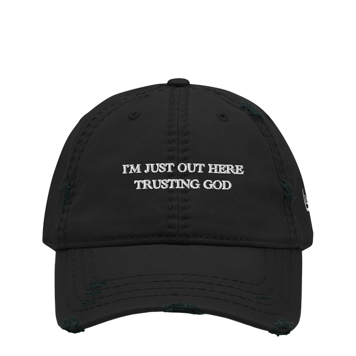 TRUSTING GOD™ Distressed Hat