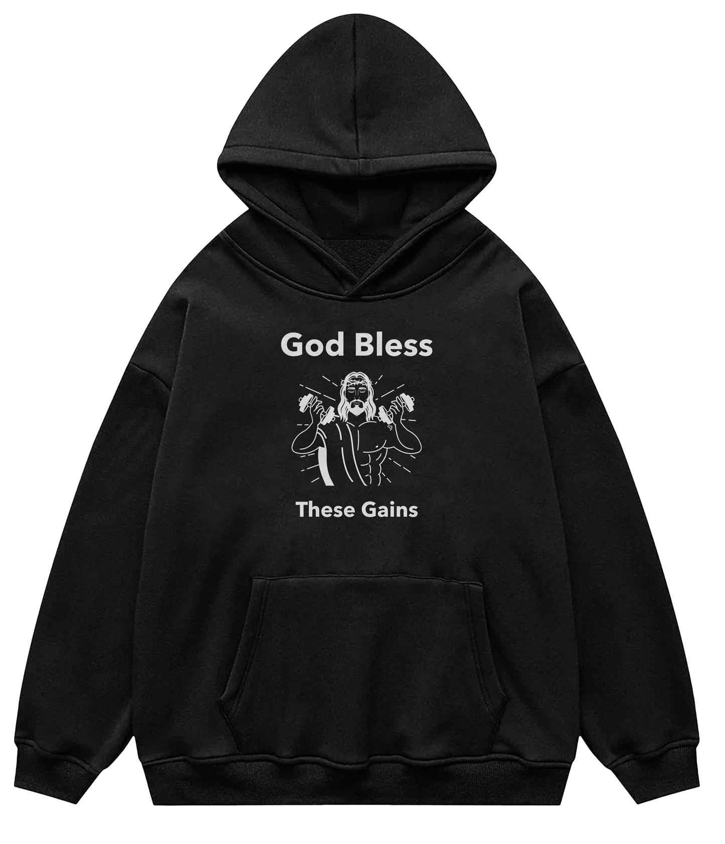 GOD BLESS THESE GAINS™ Hooded Sweatshirt