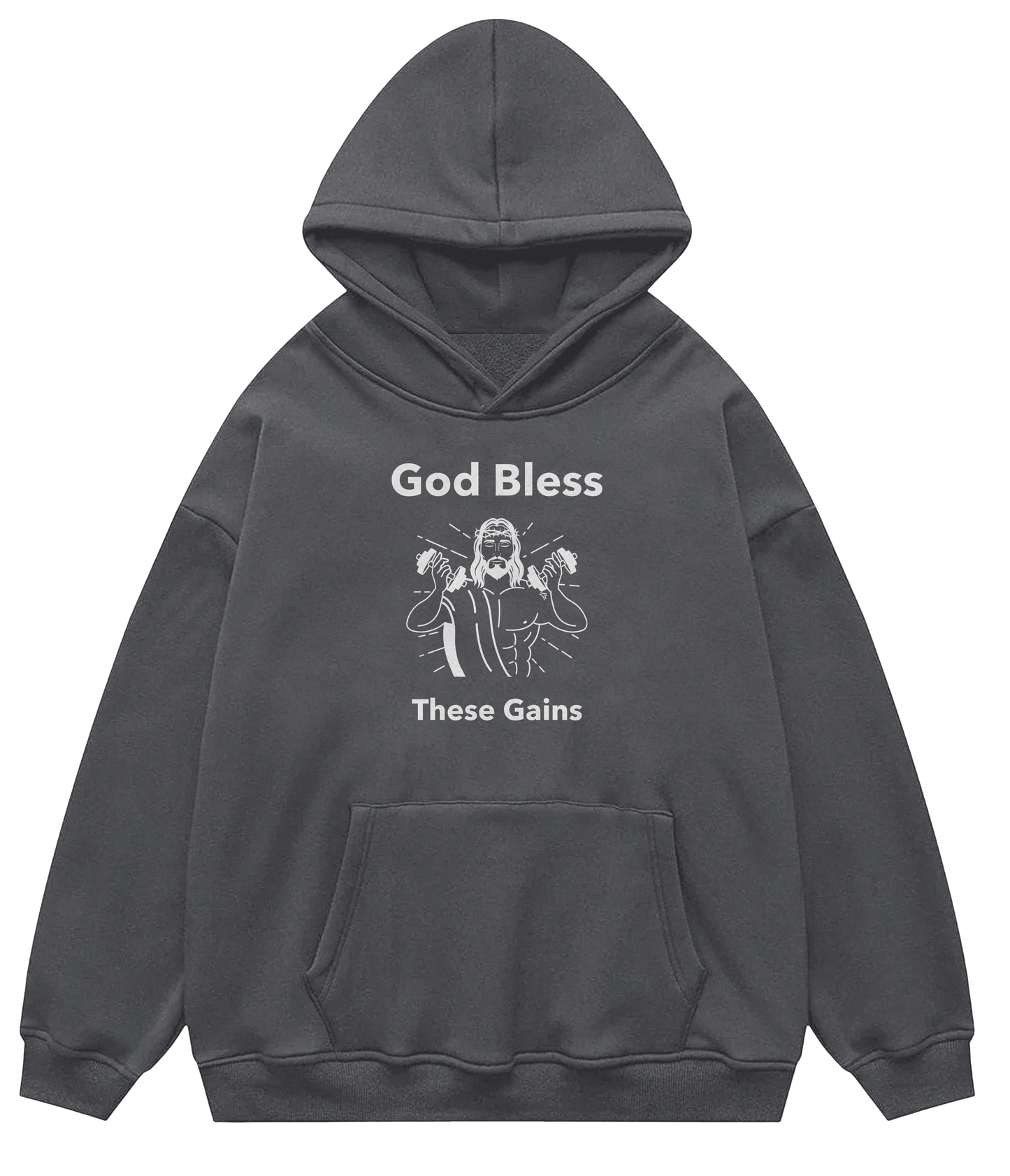 GOD BLESS THESE GAINS™ Hooded Sweatshirt