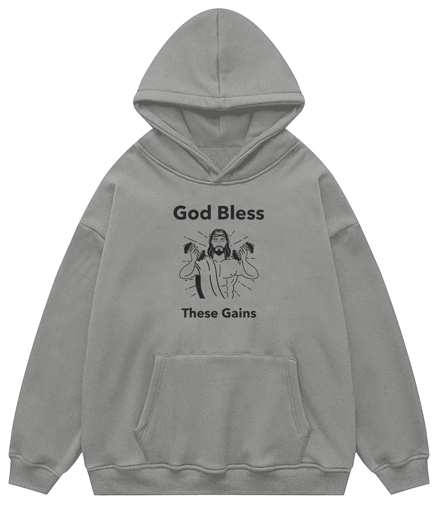 GOD BLESS THESE GAINS™ Hooded Sweatshirt