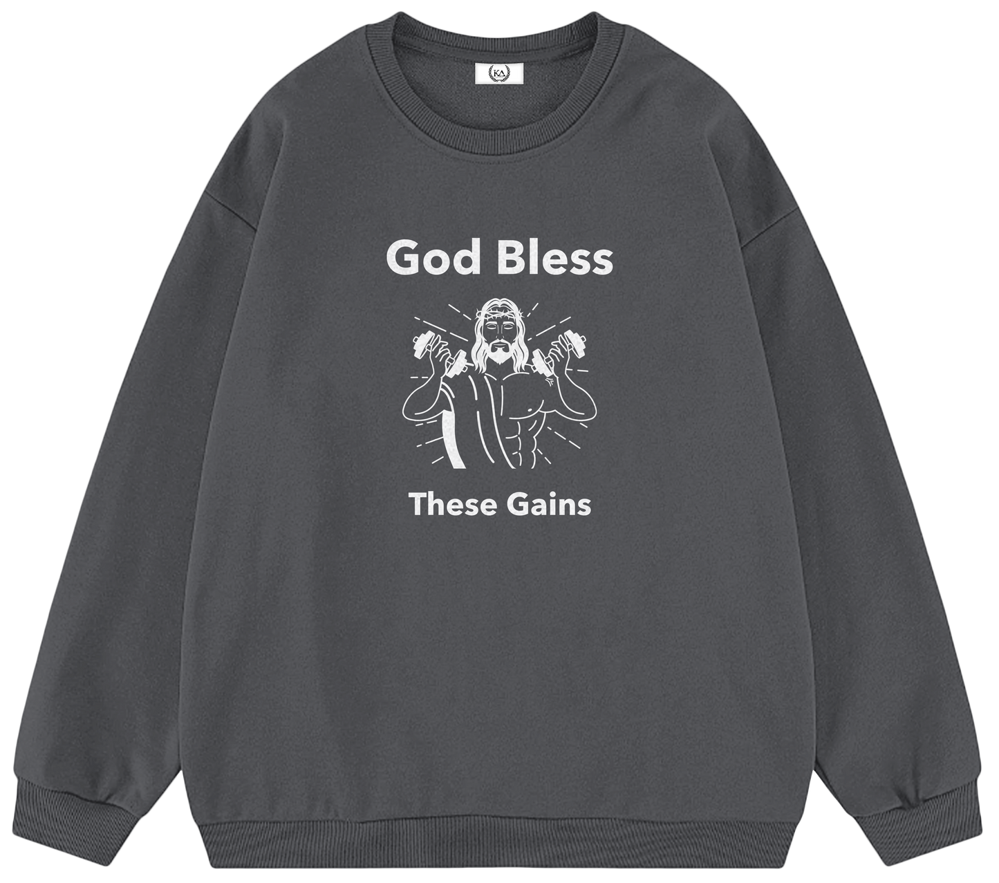 GOD BLESS THESE GAINS™ Crewneck Sweatshirt