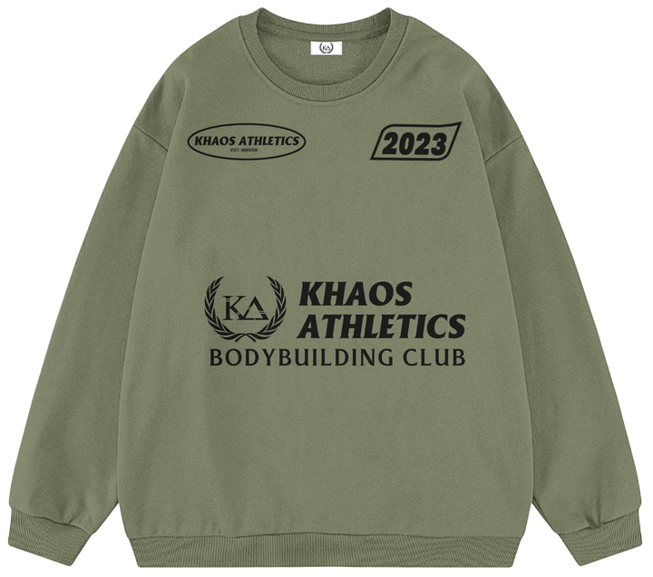 KHAOS ATHLETICS BODYBUILDING CLUB™ Crewneck Sweatshirt