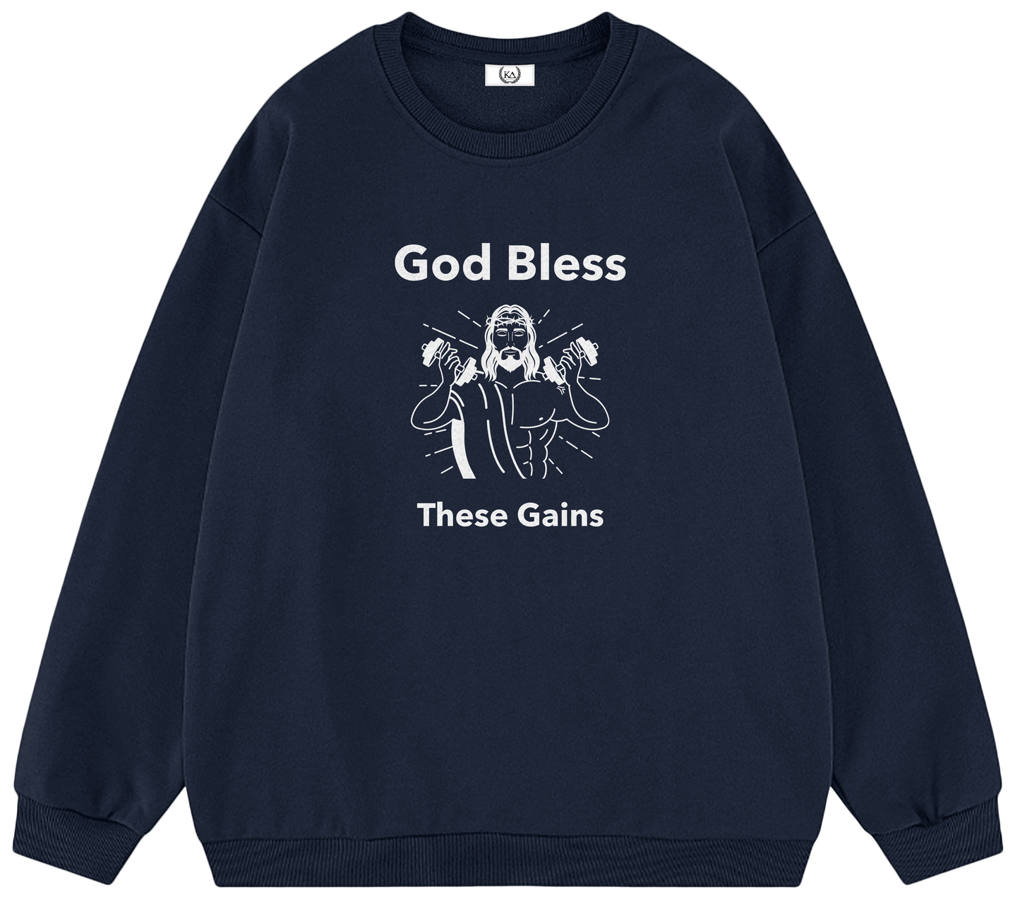 GOD BLESS THESE GAINS™ Crewneck Sweatshirt