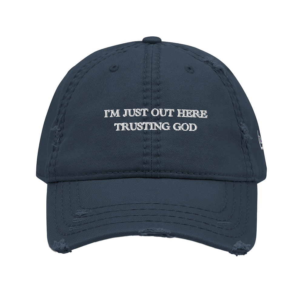 TRUSTING GOD™ Distressed Hat