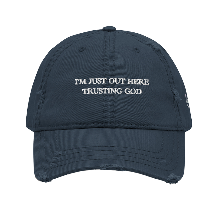 TRUSTING GOD™ Distressed Hat