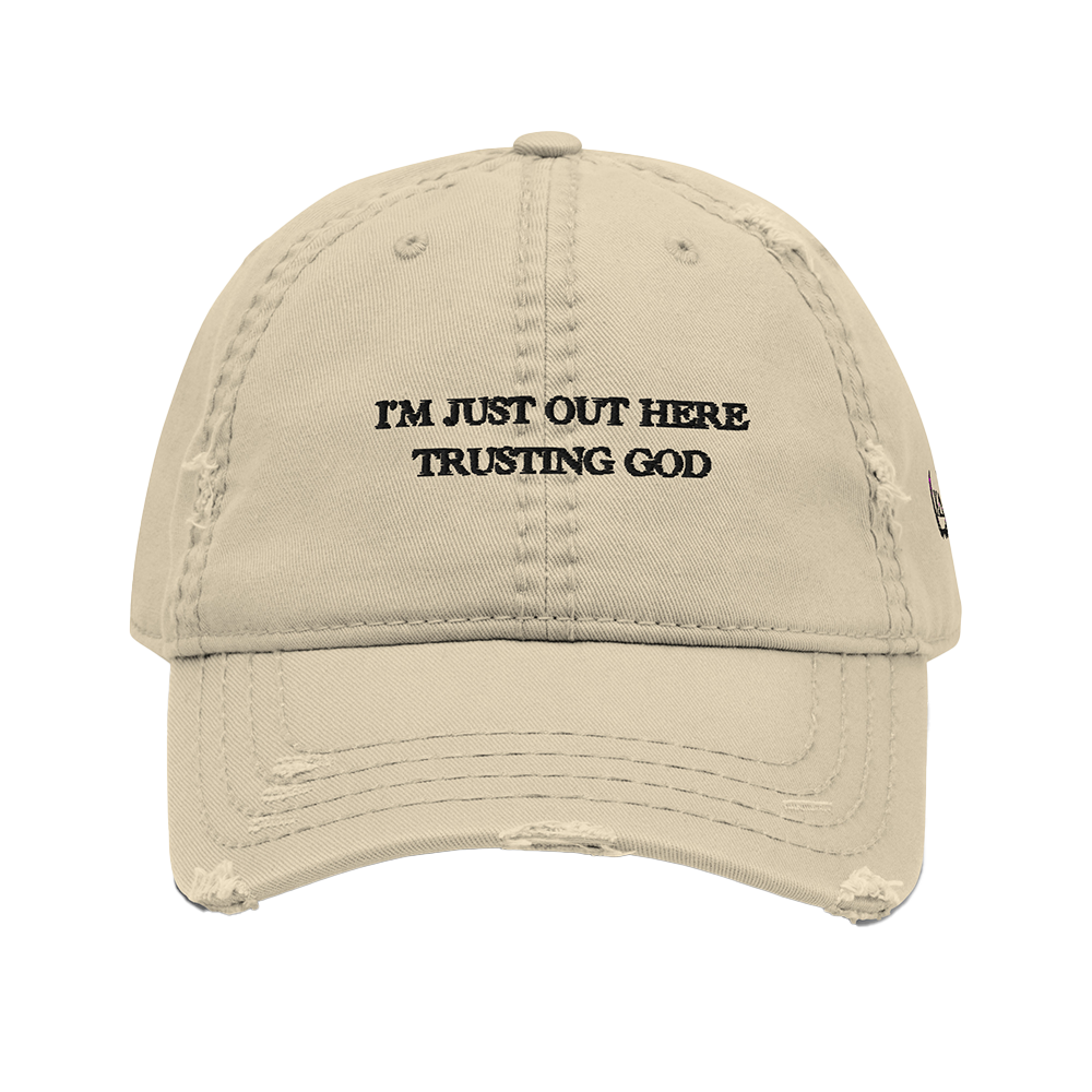 TRUSTING GOD™ Distressed Hat