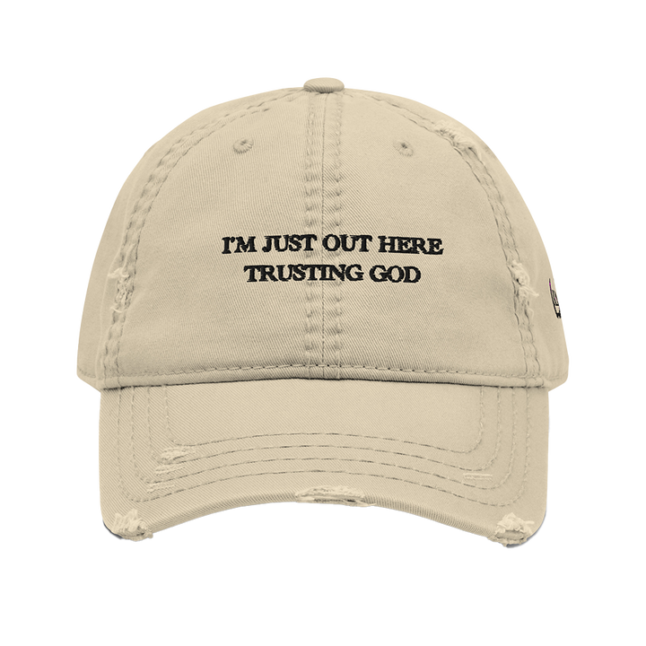 TRUSTING GOD™ Distressed Hat