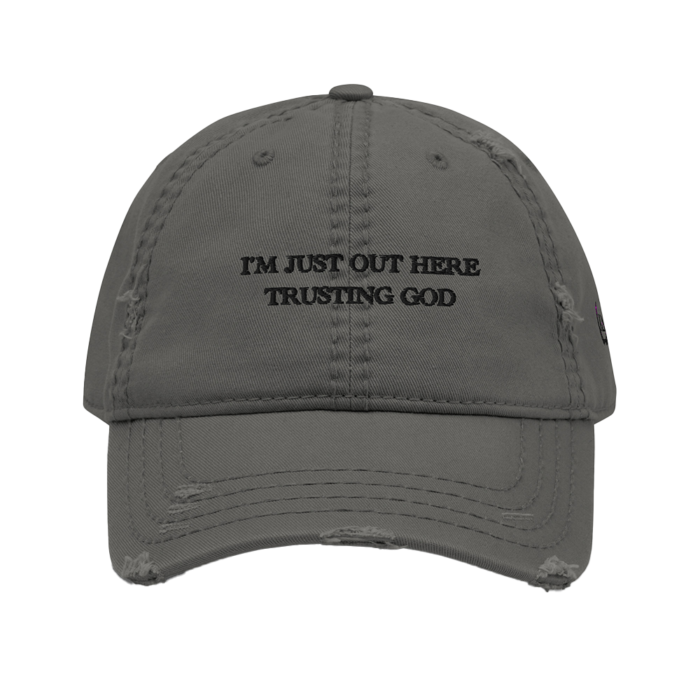 TRUSTING GOD™ Distressed Hat