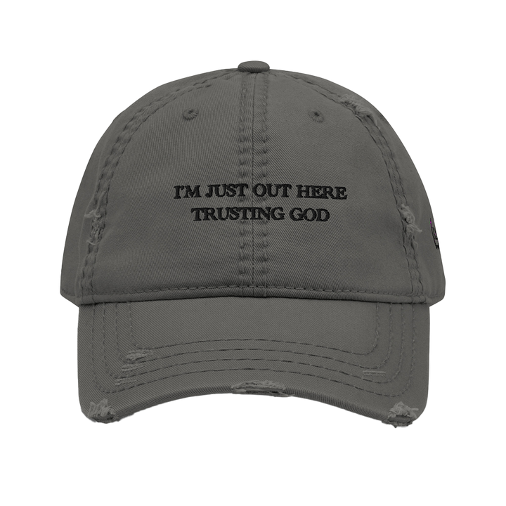 TRUSTING GOD™ Distressed Hat